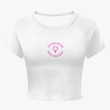 Load image into Gallery viewer, FYSS, Where’s your Venus? Fitted Crop Top Tee
