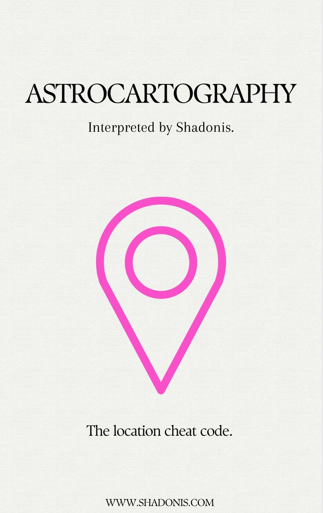 Astrocartography. Interpreted by Shadonis Ebook (AUDIO- INDONESIAN)